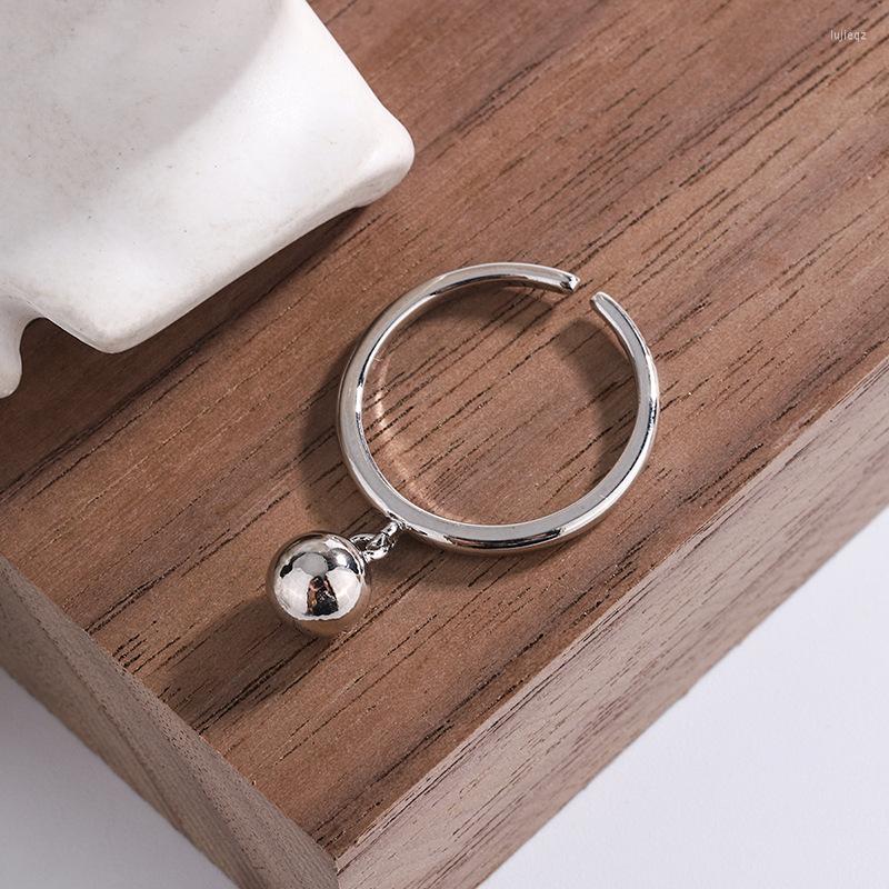 

Wedding Rings Personality Exaggerated Gothic Ball Beads For Women Charm Engagement Jewelry Girls Open Finger Knuckle 2022