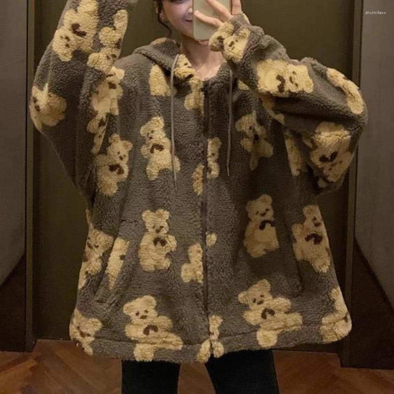 

Women' Hoodies Women Winter Coat Stylish Hat Long Sleeves Pockets Hoodie For Travel Lady, Black