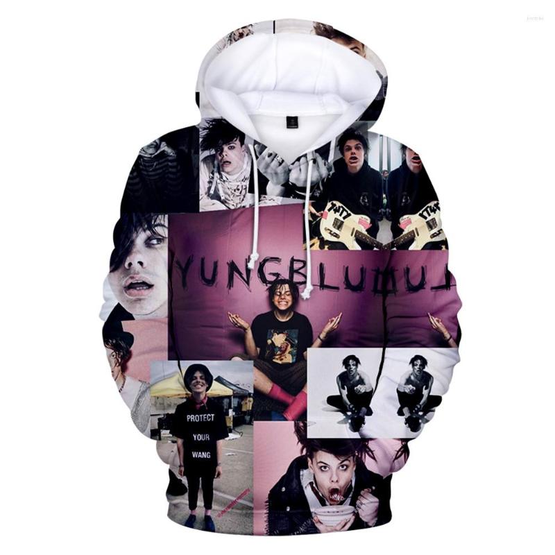 

Men's Hoodies Kpop Sweatshirts 3D Print Yungblud Black Hearts Club Men Women Spring Autumn Harajuku Hoodie Hip Hop Teen Tops