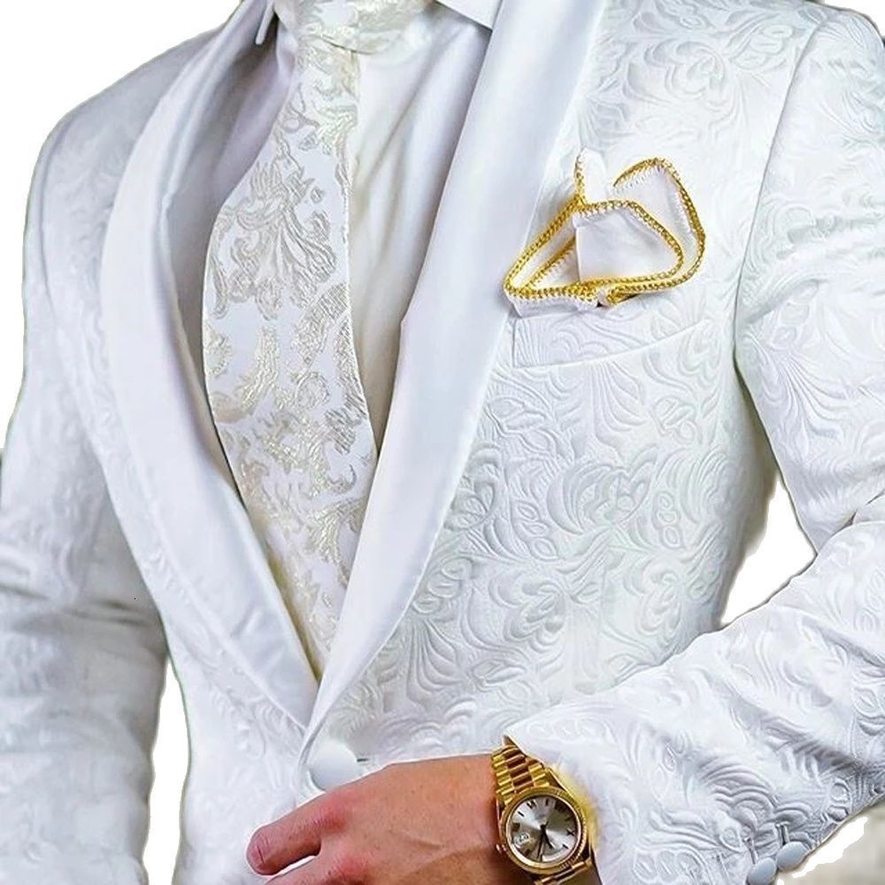 

Men's Suits Blazers High Quality One Button White Groom Tuxedos Shawl Lapel Groomsmen Mens JacketPantsTie 221201, Red wine