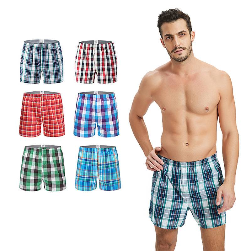 

5pcs/ Lot Sexy Mens Underwear Boxers Cotton Calzoncillos Hombre Boxer Men Boxer Shorts Male Trunks, Mix colors