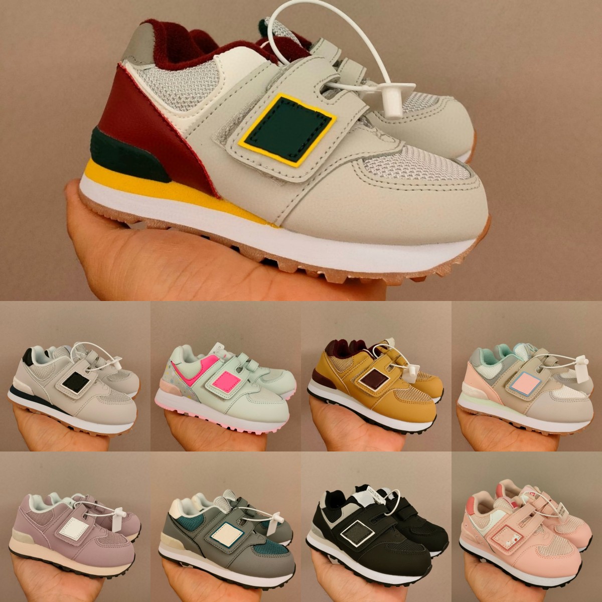 

kids shoes nb designer 574 boys sport Sneaker toddlers girls youth kid children infants hook & loop Trainers infants baby Black dark blue pink shoe Outdoor