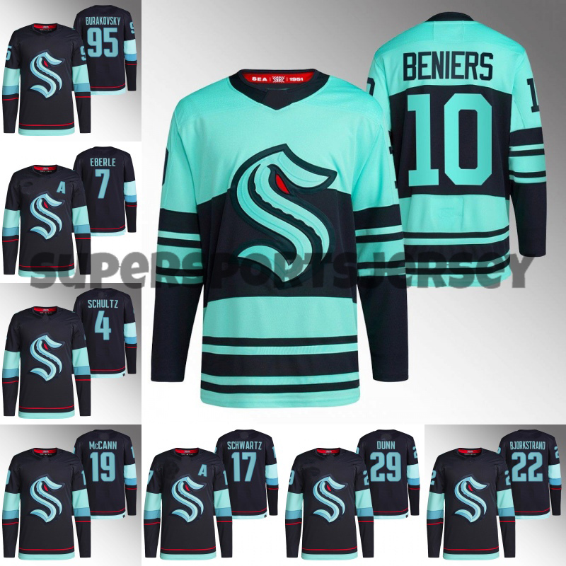 

Seattle Kraken Hockey Jerseys Jared McCann Yanni Gourde Eberle Vince Dunn Andre Burakovsky Matty Beniers Jaden Schwartz Justin Schultz Tanev Alex Wennberg Sprong, Hockeyfightscancer