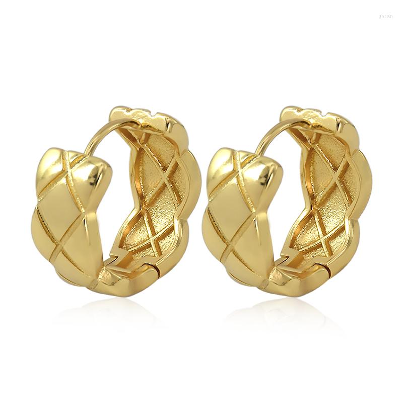 

Hoop Earrings Romantic Cute For Women High Quality18 K Plated Fashion Jewelry Christmas Gift Female 2022