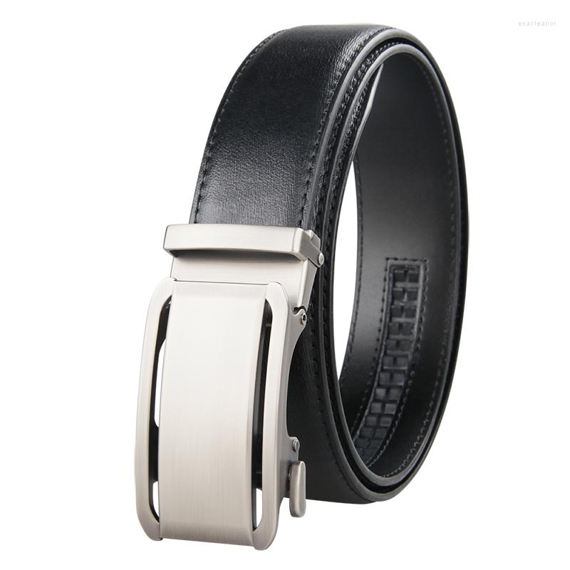 

Belts Belt Male Men's Leather Strap Automatic Buckle For Men Adjustable, Black