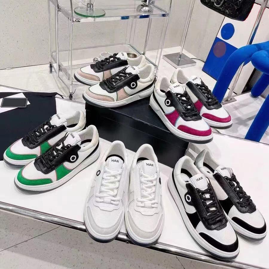 

Designer Casual Shoes Womens Sneakers Trainers White Green Red Black Letter Platform With BOX, C2