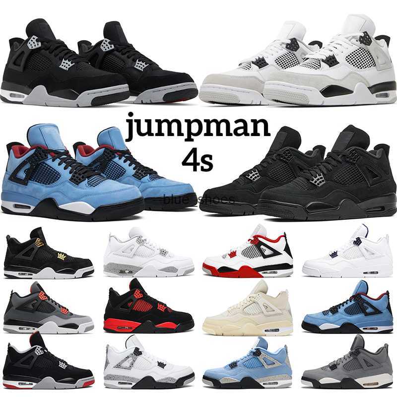 

2023 Military Black 4 men basketball shoes Cat Canvas jumpman 4s Fire Red White Oreo j4 womens mens trainers sports sneakers tennis, 32