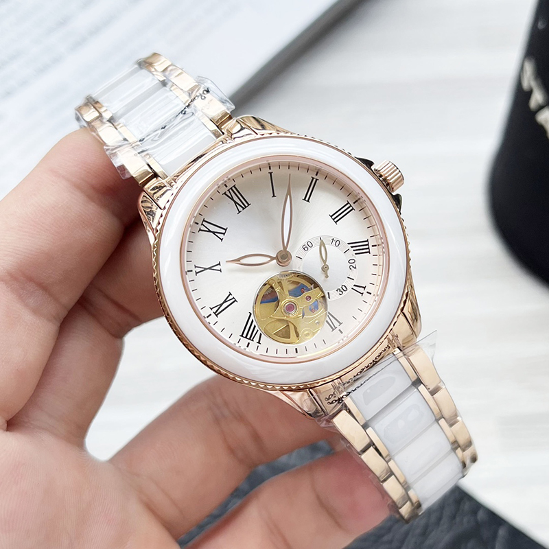 

Watch Automatic Mechanical Movement Women Stainless Steel Case Sapphire Wristwatch 30mm Business Casual Wristwatches Boutique Wristband Montre De Luxe, Color1