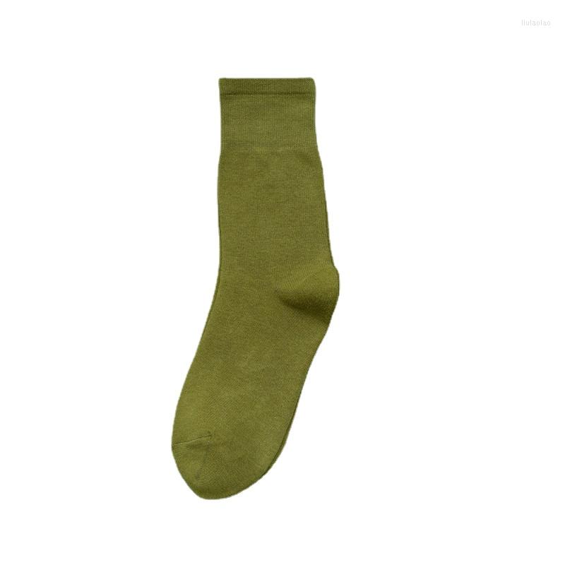 

Women Socks Comfortable And Breathable Candy-colored Woman Men Unisex Solid Middle Tube Funny Long, 01