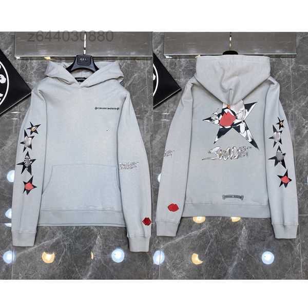 

Men's Hoodies Sweatshirts Luxury Fashion Designer Classic Ch Zipper Hooded Sweater Casual Men Women Cross Pullover Sanskrit Hoodie Tops 3718471847184