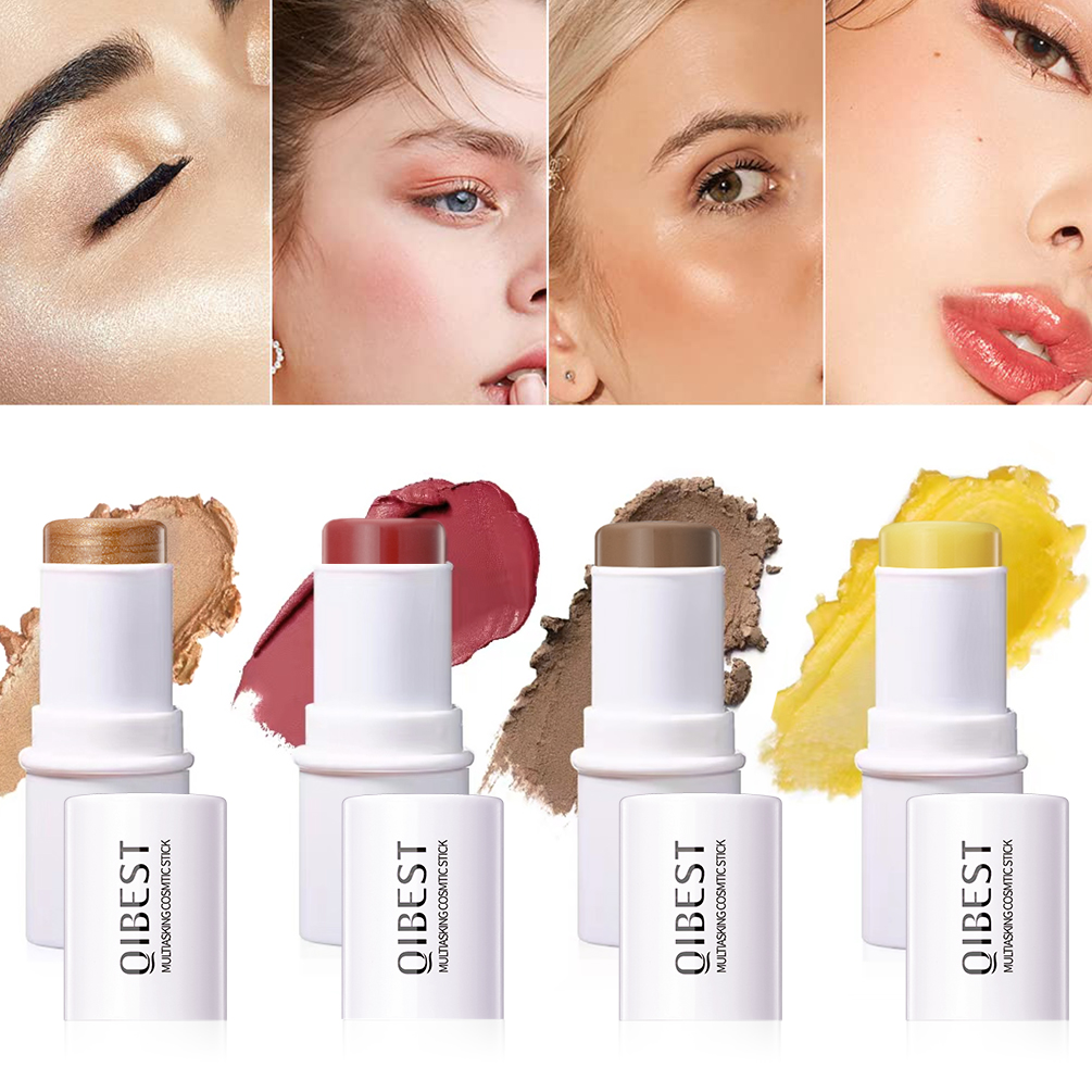 

HEALLOR Multi Stick Set Creamy Pen Stick For Cheeks Lips Eyes And Contour Makeup Contour Blush Highlight Stick Lip Balm Women Pe, Highlighter 01