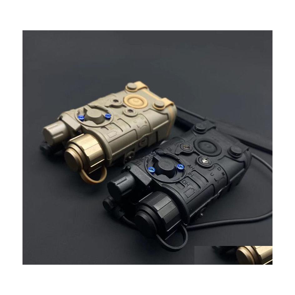 

Tactical Accessories Tactical Accessories Nylon L3Ngal Green/Red Laser Ir Sight Led Flashlight For Airsoft Weapon Light Peq15 Drop D Dhqai