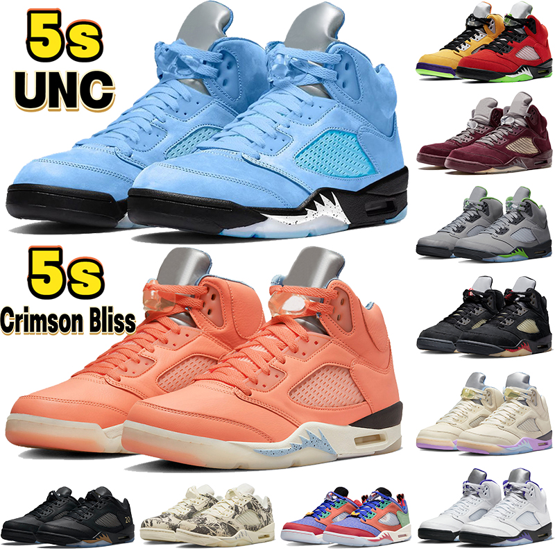 

jumpman 2023 5 5s retro basketball shoes UNC we the best crimson bliss what the low Paris pumice Doernbecher burgundy noir fire red Dark Concord wings mens sneakers, 10 easter