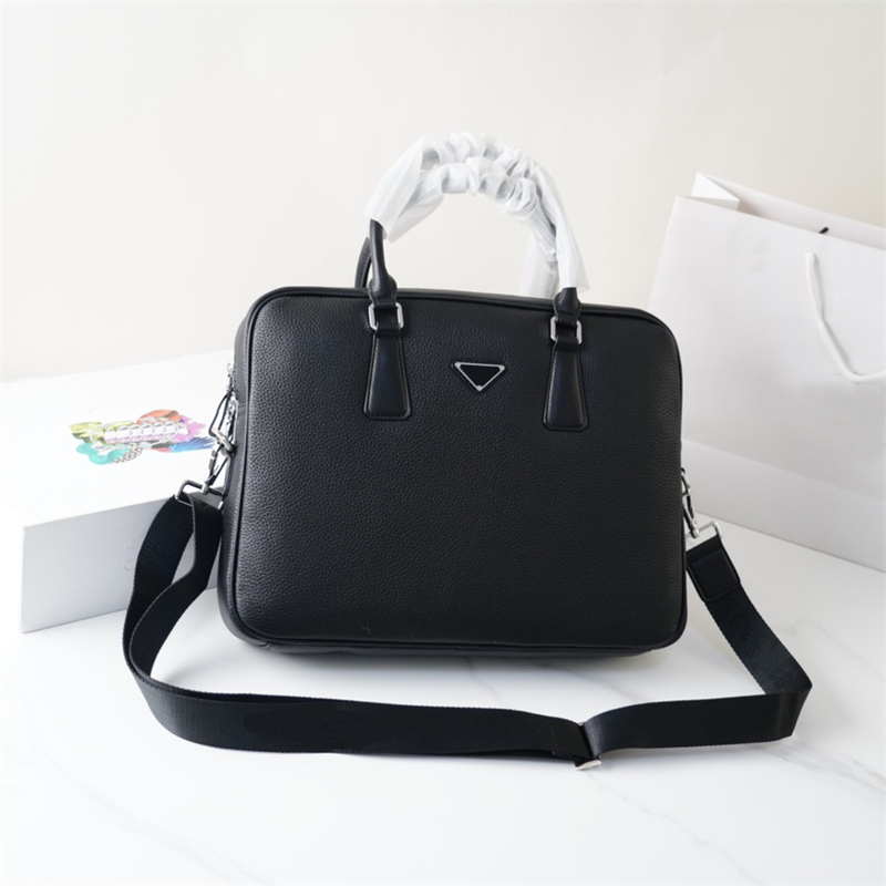 

Designer Briefcase Top Leather Laptop Bags Men Handbag Women Saffiano Black Cross Body Hobo Business Travel Luxury Handbags