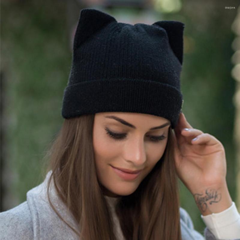 

Hats Cute Stylish Good Stretch Knitting Hat Lovely Beanie Dome For Outdoor, White