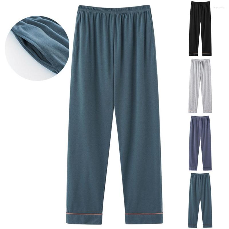 

Men's Sleepwear Mens Pockets Lounge Pants Trousers Sleep Gym Active Pajama Sweatpants Soft Jogger Slim Bottoms Homewear, Black