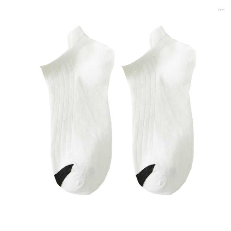 

Men's Socks 2022 Summer Casual Breathable Korean Style Fashion Skarpetki Cute Meias Skarpety Ankle Calcetines Cortos Corap, White