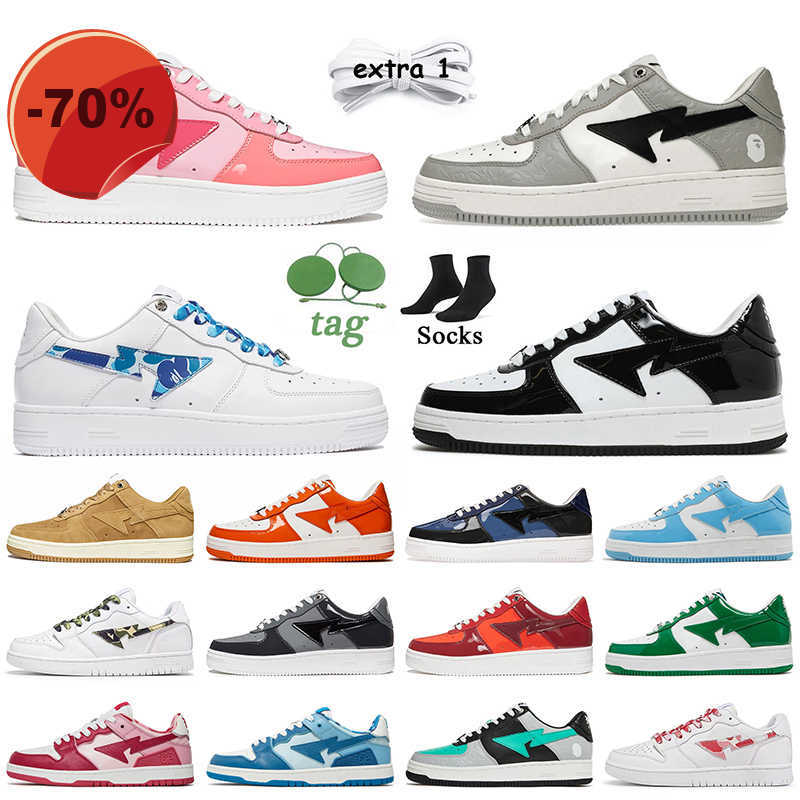 

LOW shoesCasual Shoes Designer Sneakers Color Camo Combo Pink Grey Black Blue White Red Pastel Suede Patent Leather Fashion Bapesta Women Mens, C30 m1 pink suede 36-45