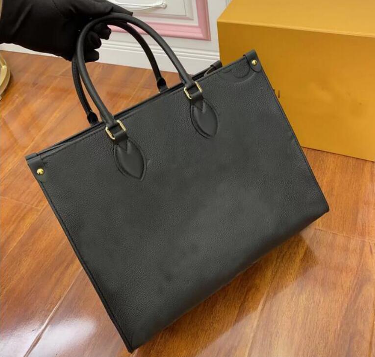 

Designers Totes Onthego Handbag Shoulder Clutch Bags On The Go Crossbody Shopping Bag Purses Letters Flowers Floral One Handle Wallet qianoijop, Black