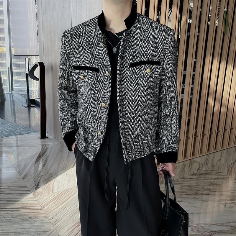 

Men's Jackets Z11390 Fashion Men's Coats & 2022 Runway Luxury European Design Party Style Clothing, Picture shown