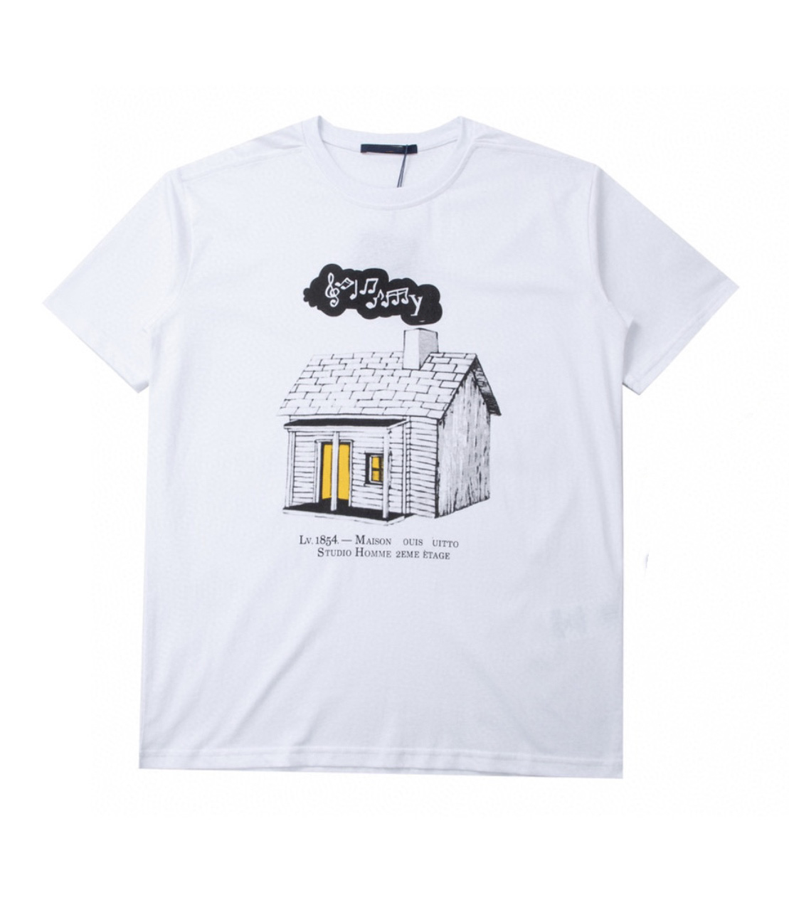 

23ss Men' T-shirt blair clothing Women' cotton round neck printing quick drying wrinkle resistant spring summer high loose trend short sleeve, Black