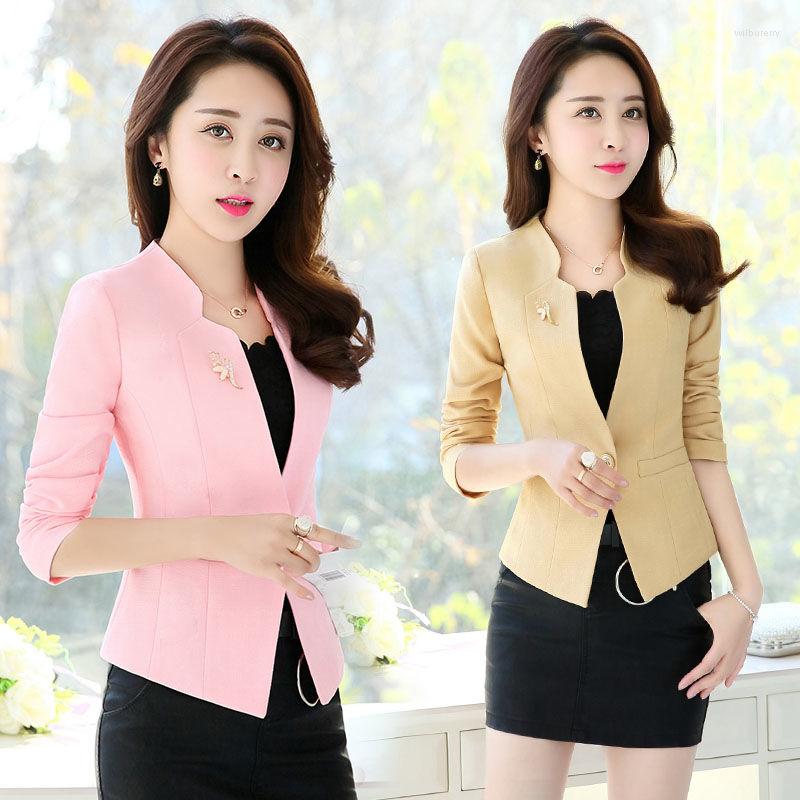 

Women' Suits 2022 Spring And Autumn Fashion Casual Professional Women Suit Jacket Female Blazer Coat Wild Blazers Size -3XL, Black