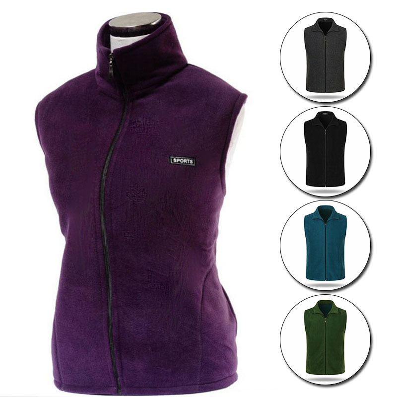 

Women's Vests XL4XL 8Colors Slim Lapel Collar Zipper Sleeveless Jackets Windproof Warm Casual Women Autumn Winter Sport Basic Vest 221202