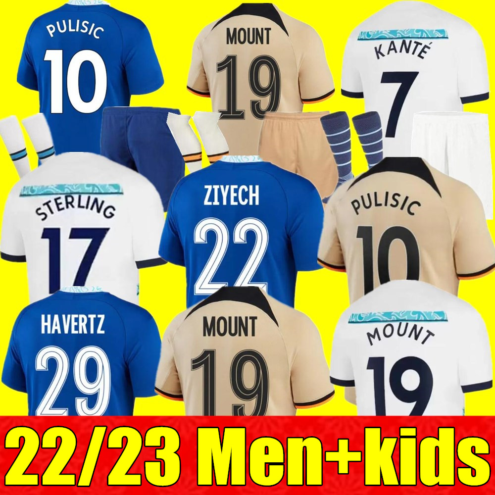 

22 23 soccer jerseys home away 3rd LUKAKU CFC GIROUD ABRAHAM WERNER CHElSEA HAVERTZ ZIYECH football shirt PULISIC Camiseta KANTE MOUNT 2022 2023 adult Men Kids kits, Kids gk+socks