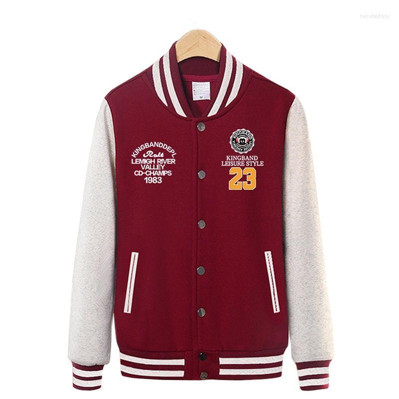 

Men' Jackets 2022 Arrival Print Sale Single Breasted Pattern Casual Winter Clothing Fleece Female Youth Coats Men Bomber Jacket Military, Red