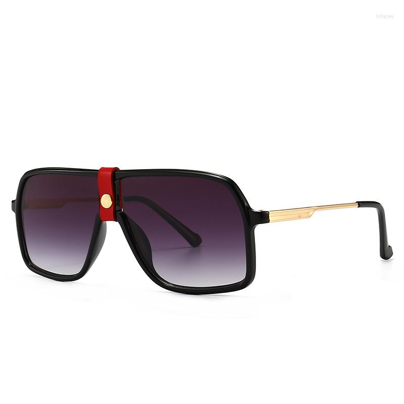 

Sunglasses 2022 Fashion Pilot Men Oversized Luxury Sun Glasses For Male Cool Mirror Vintage Lady Gradient Shades UV400