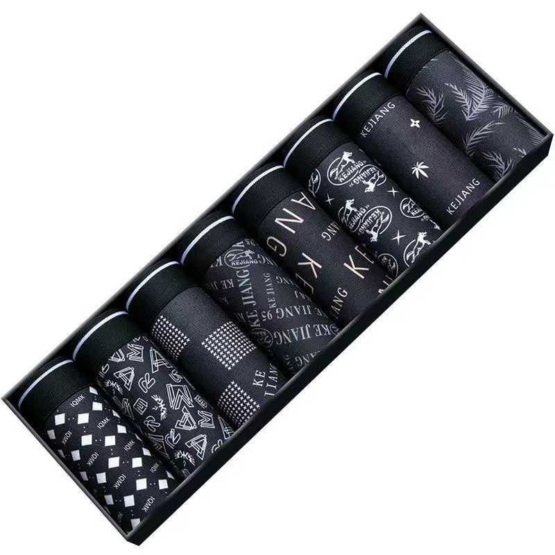 

Men's Underwear Breathable Printing Boxer Large Antibacterial Soft Sports 6xl 120kg 8 Units/batch, Aa4