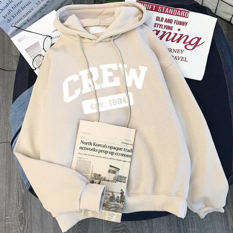 

Women's Jackets Autumn Plus Velvet Thickening Hoodie Tops Korean Student Loose College Style Casual All match Coat Sweatshirt 221201, Pd03