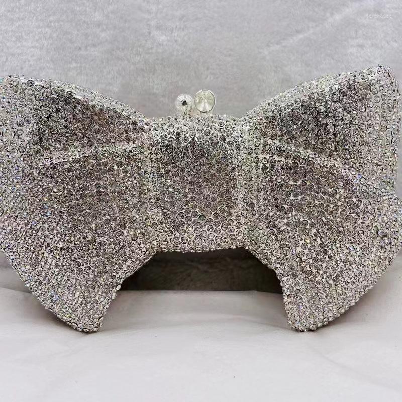 

Evening Bags 2022 Bowknot Diamond Embedding Dinner Bag Full Of Diamonds YLS, Yellow