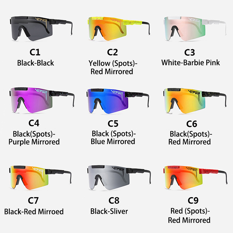 

Sport Goggles glasses TR90 Cycling Sunglasses Polarized for men women Outdoor windproof eyewear UV400 Mirrored lens gift