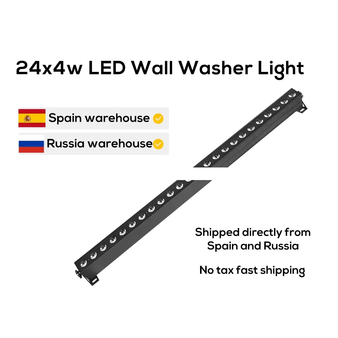 

LED Bar Light Stage Lights DMX Wall Washes RGBW 4in1 LED Bar Lighting for Disco Building Bar Disco