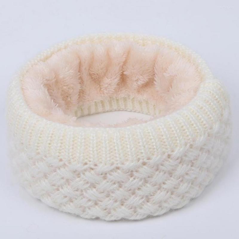 

Scarves Chic Women Men Scarf Fleece Circle Neck Warmer Washable Winter