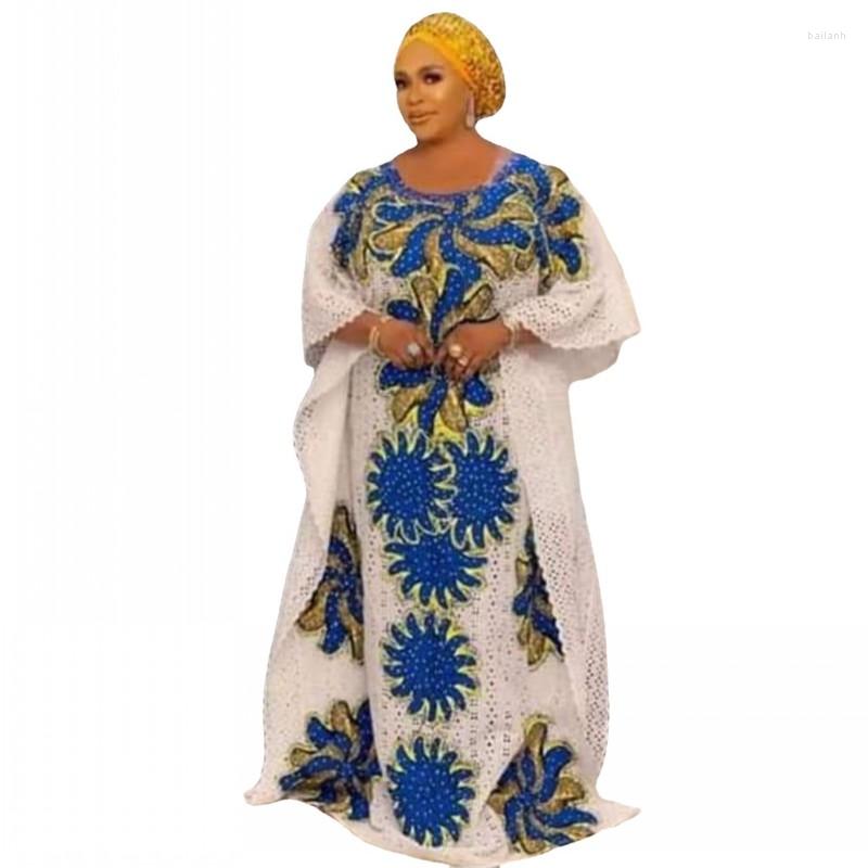 

Ethnic Clothing Boubou African Dresses For Women Traditional Half Sleeve O Neck Robe Fashion Print Lace Up Hollow Dashiki Dress Vestidos