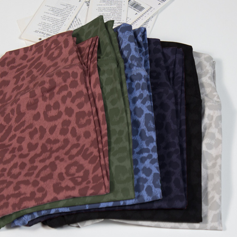 

Align Women's Sports Pants lu-008 Women Leopard Yoga Leggings Gym lu-008 Clothing Seamless Fitness Suit Printed Legging Running Tights, 002