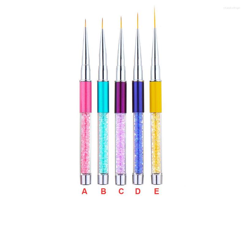 

Nail Art Kits Brush Delicate Manicure Pen Drawing Accessories DIY Decoration Accessory Fingernails Pens For Salon Purple