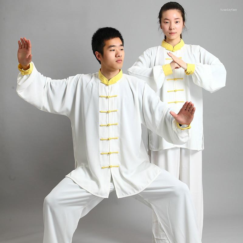 

Ethnic Clothing Unisex Traditional Chinese 14 Color Long Sleeved Wushu TaiChi KungFu Uniform Suit Uniforms Tai Chi Exercise