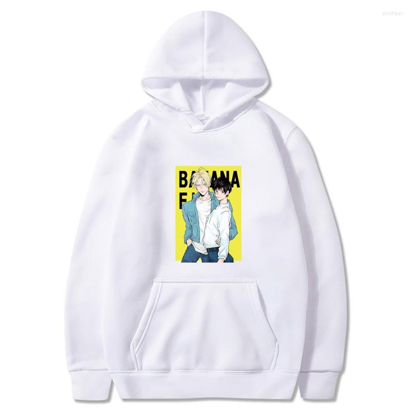 

Men's Hoodies 2022 Classic Anime Banana Fish Hoodie Men/women Fashion Causal Streetwear Long Sleeve Autumn Pullover Nice Graphic Sportwear, Black