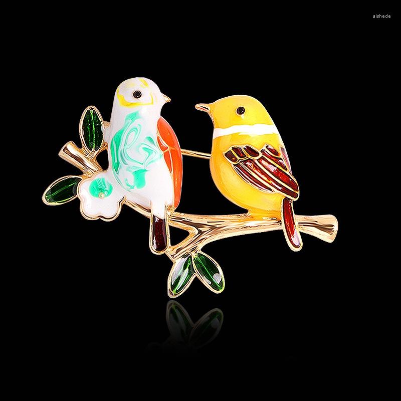

Brooches Cute Bird Alloy Brooch Ladies Party Clothing Accessories Animal Gift