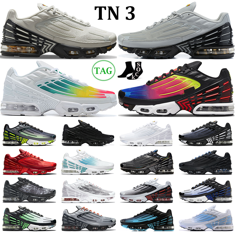 

Classic Tn Plus 3 Running Shoes Men Women TN 3 Triple White Black Sky Blue Radiant Red Zebra Obsidian Neon Bred Be True Mens Trainers Outdoor Sneakers, #26