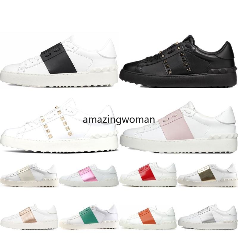 

Casual Dress Shoes Leather Shoe Sneakers Trainers Eur White Red Golden Triple Black Top Fashion Mens Womens Open Low Outdoor Sports Men Women, Item 5