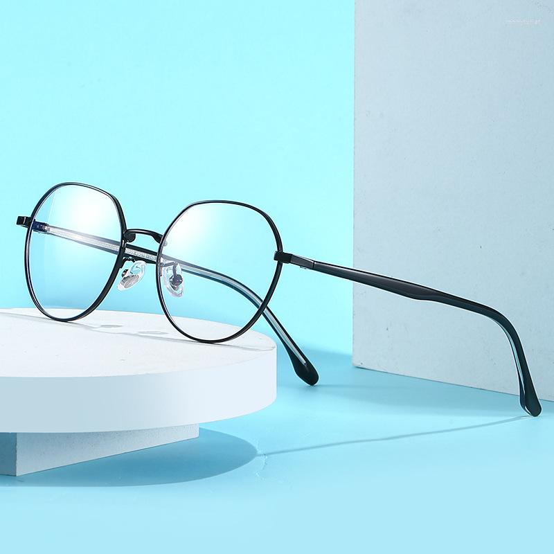 

Sunglasses Sweet Retro Round Frame Eyeglasses For Students Anti Blue-ray Color Block Optical Glasses Eyewear Boy Girl 2023