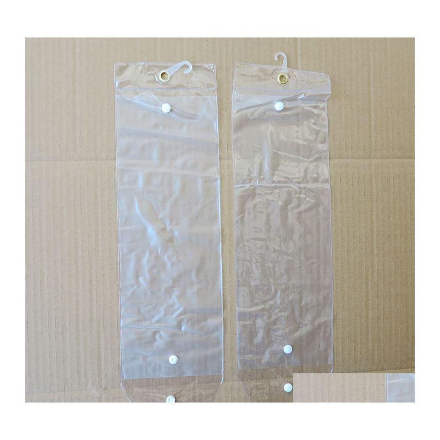 

Packing Bags Hair Extensions Pvc Plastic Package Bags Packing With Pothhook 1226Inch For Wefts Tape Button Drop Delivery Office Scho Dhoim