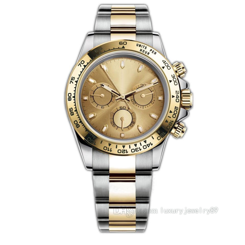 

Roles Designer Mens Watch Automatic Mechanical Movement multifunction Wristwatch Designers Men Watches Stainless Steel Strap Gold Wristwatches RLOS 03K8