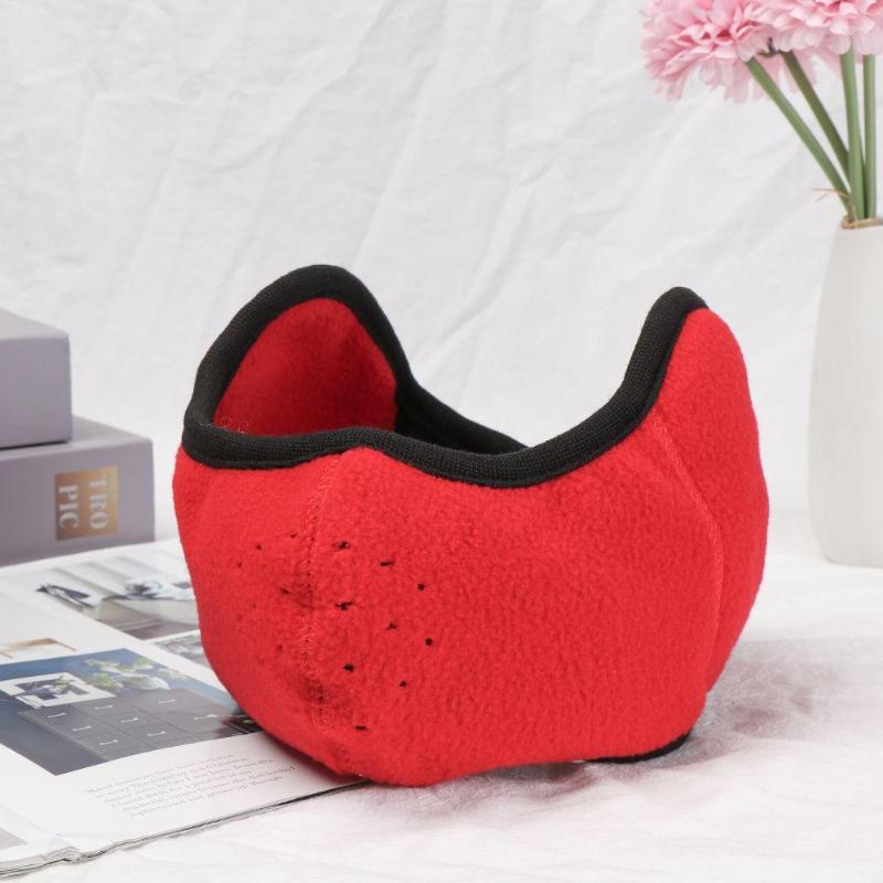 

Berets Riding Cold-proof Dust-proof Warm Mask Ear Muff Wrap Band Half Face Winter Warmer Earlap Two-in-one Earmuffs, Black