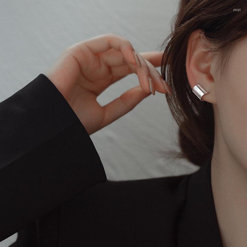 

Backs Earrings 925 Sterling Silver Ear Bone Clip Simple Fashion U Type Broadside Personality Geometry Long Neutral Jewelry