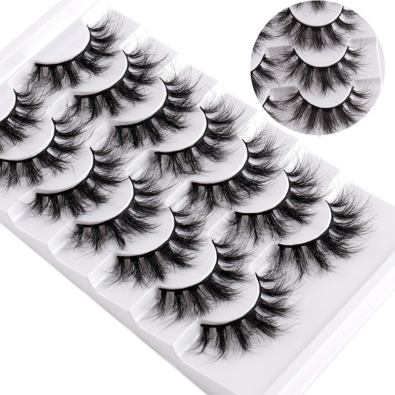 Soft Light Vison Faux Cils Épais Naturel À La Main Réutilisable Multicouche 3D Faux Cils Extensions Accessoire De Maquillage Pour Les Yeux 9 Modè